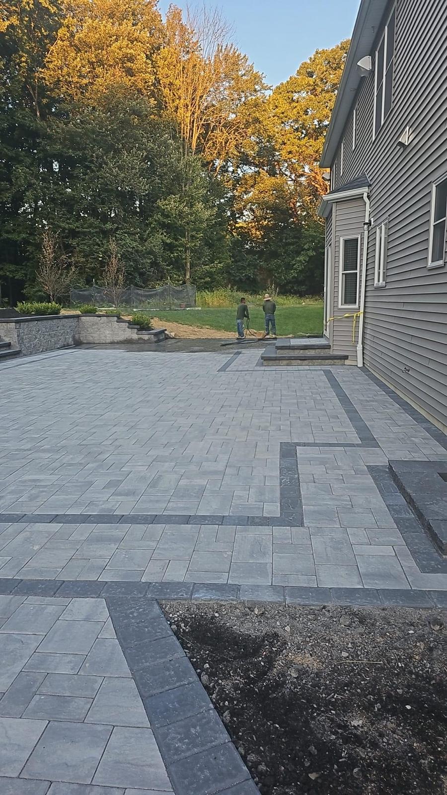 Paver patio